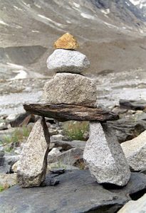 Cairn en pierre